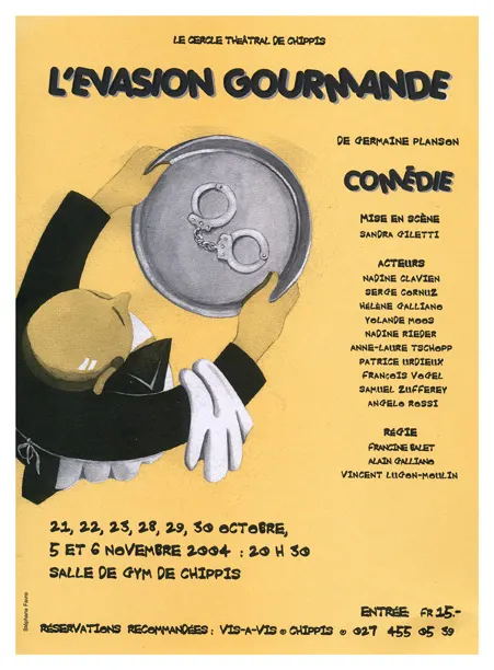 Affiche de « L'EVASION GOURMANDE »