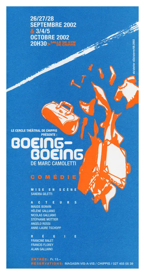 Affiche de « BOEING-BOEING »