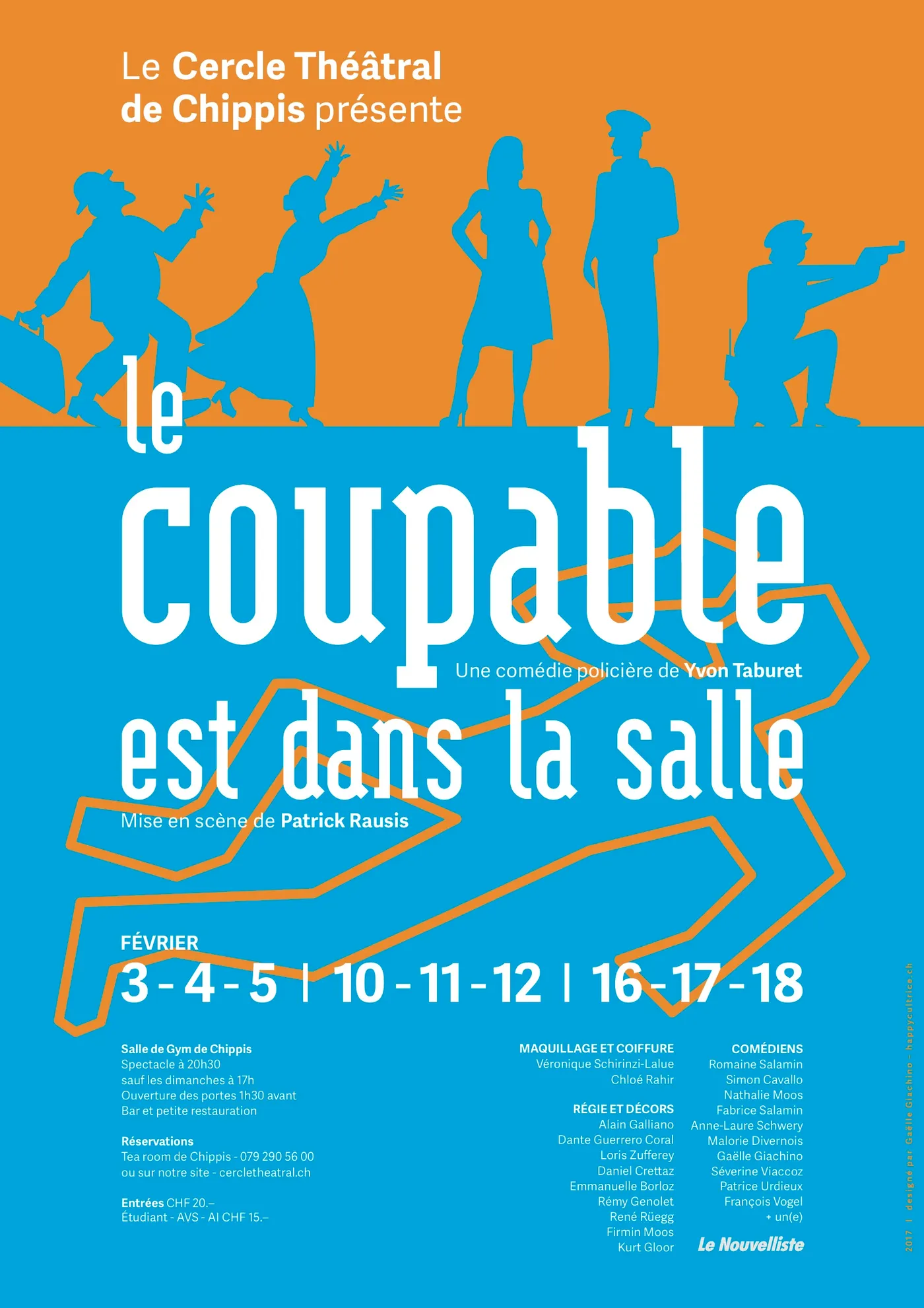 Affiche de « Le coupable est dans la salle »