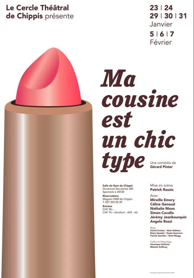 Affiche de « Ma cousine est un chic type »