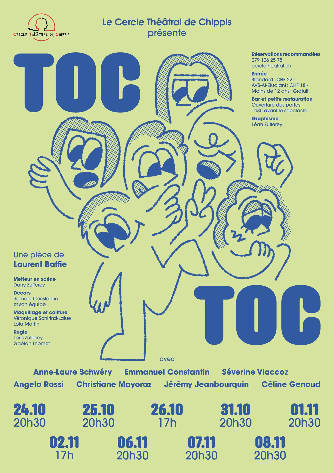 Affiche de « Toc Toc »