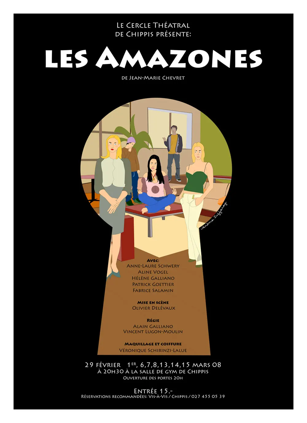 Affiche de « LES AMAZONES »